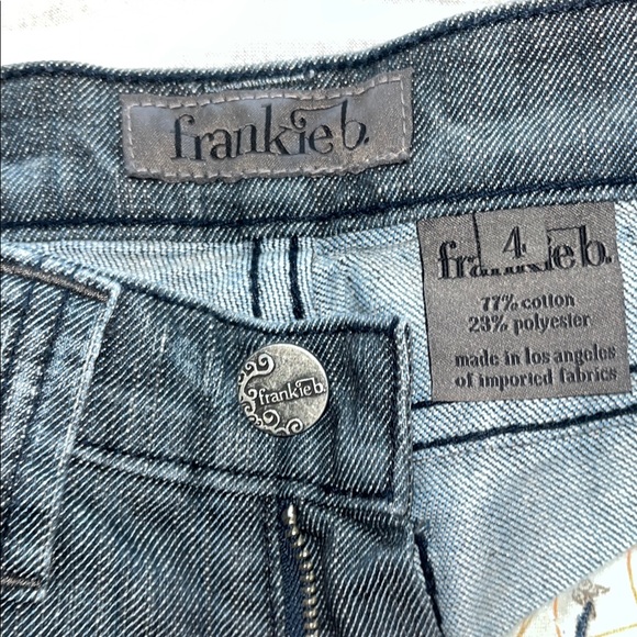 Frankie B. Charcoal Grey Straight Leg Jeans - Picture 5 of 7